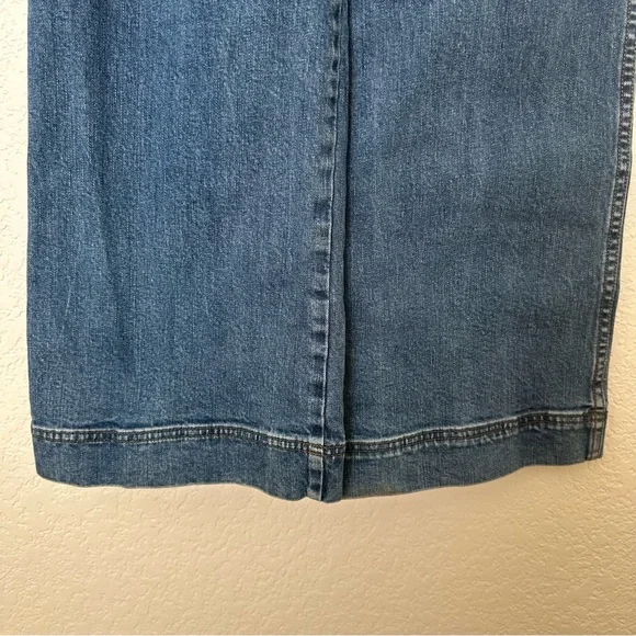 Free People Penrose High Waisted Denim Overalls - Picture 7 of 12